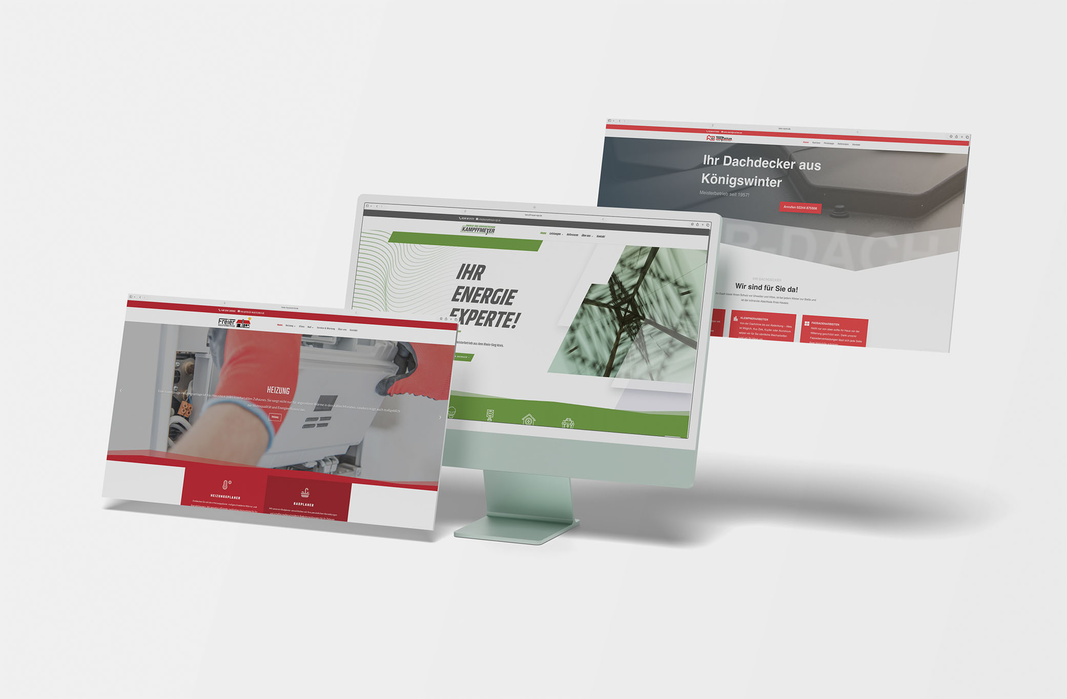 Mockup Webdesign klein - Behr Werbeagentur
