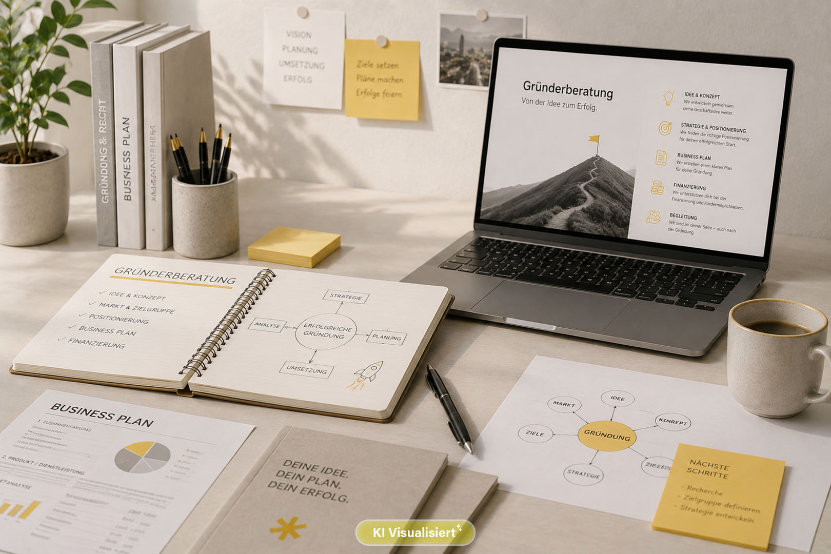 Gründerberatung Behrwerbung KI Gründerberatung - KI Visualisiert