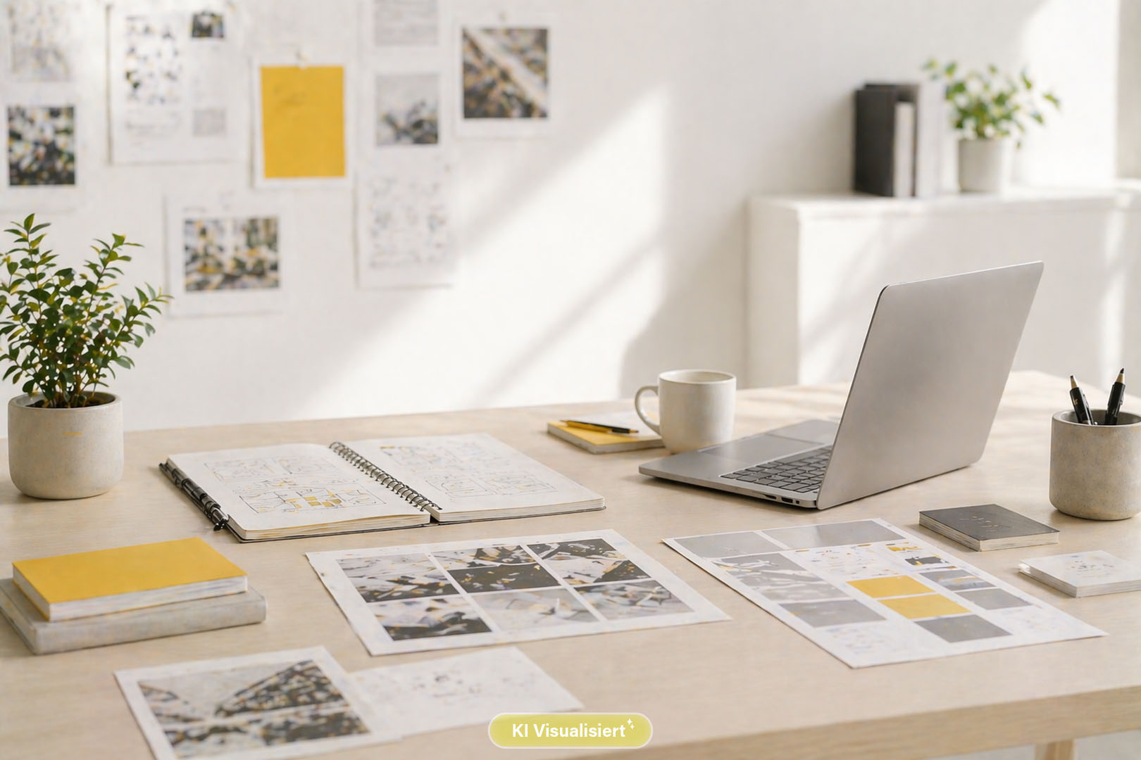 Marketing Büro - KI Visualisiert